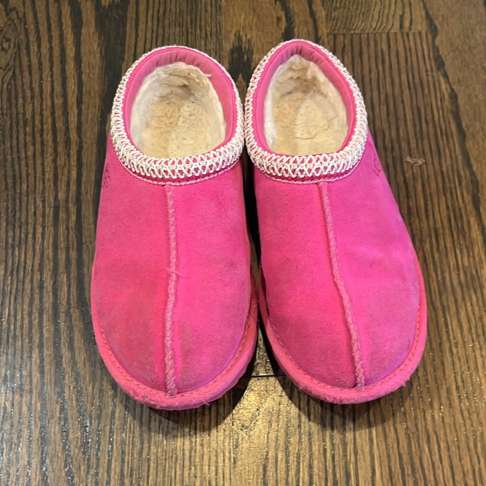 Ugg Tasman II slipper pink girls size 3 - Picture 5 of 9